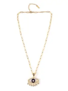 DressBerry Women Chain with Eye Shape Pendant