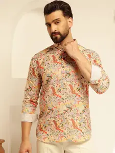 SOJANYA Quirky Printed Cotton Straight Kurta
