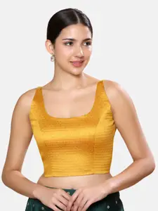 Studio Shringaar Woven Design Brocade Padded Saree Blouse