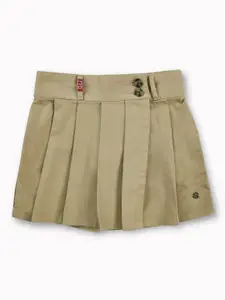Gini and Jony Girls Pure Cotton Knee Length Skort Skirt