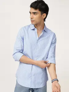 Andamen Men Premium Opaque Striped Casual Shirt