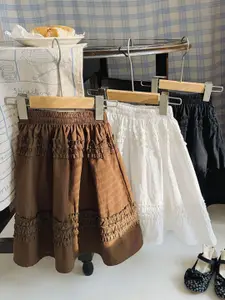 YK  Girls A-Line Knee Length Skirt