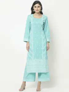 Safaa Floral Woven Design Unstitched Dress Material