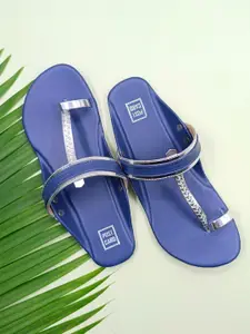 POSTCARD Women Colourblocked One Toe Flats