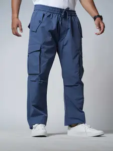 Fort Collins Men Cotton Baggy-Fit Track Pants