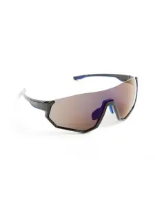 Royal Enfield Men Shield Sunglasses with UV Protected Lens