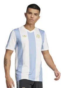 ADIDAS AFA ANNIV Striped Slim Fit T-shirt