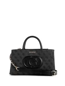 GUESS Printed PU Structured Satchel