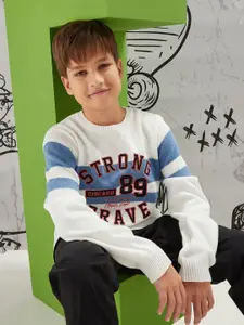 max Boys Typography Pullover