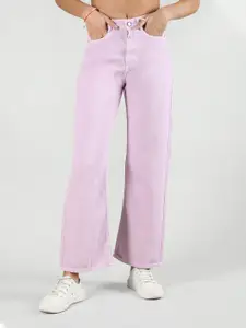 The Roadster Lifestyle Co Pure Cotton Mid Rise Straight-Fit No Fade Jeans