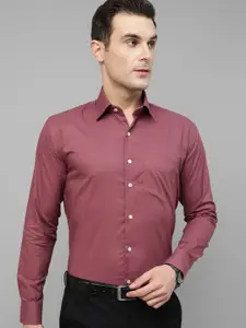 Hancock Men Classic Slim Fit Opaque Stretchable Formal Shirt