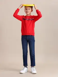 U.S. Polo Assn. Kids Boys Slim Fit Light Fade Stretchable Jeans