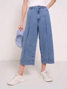 SF JEANS by Pantaloons Women High-Rise Low Distress Heavy Fade Jeans