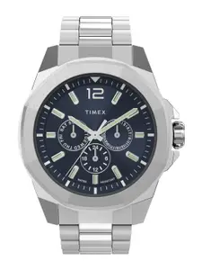 Timex Men Brass Dial & Stainless Steel Bracelet Style Straps Analogue Watch TW2V43300