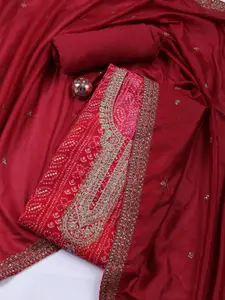 Meena Bazaar Printed Unstitched Dress Material