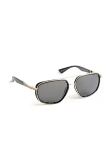 OPIUM Men Square Sunglasses with Polarised and UV Protected Lens