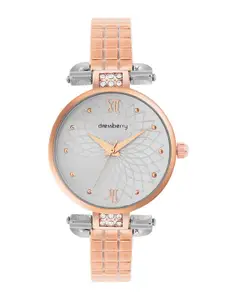 DressBerry Women Brass Dial & Wrap Around Straps Analogue Watch MFB-DB25-4C