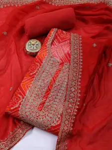 Meena Bazaar Printed Unstitched Dress Material