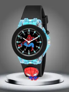 ON TIME OCTUS Boys Printed Dial & Straps Analogue Watch KD-021 BLACK