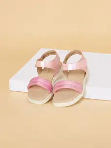 Pantaloons Junior Girls Pink Casual Open Toe Flats