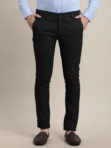 Turtle Men Printed Relaxed Tapered Fit Chinos Trousers