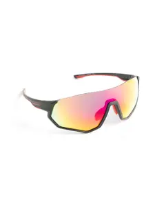 Royal Enfield Men Shield Sunglasses with UV Protected Lens