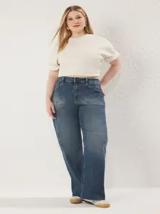 Trendyol Women Low Distress Heavy Fade Jeans