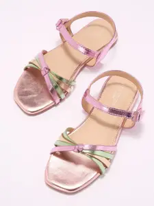 Pantaloons Junior Girls Party Open Toe Flats
