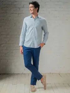 Turtle Men Relaxed Skinny Fit Chinos Trousers