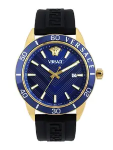 Versace Men Brass Dial & Straps Analogue Watch VEYCA0224