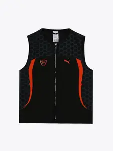 Puma Rocket League Boys Printed Relaxed Fit Sleeveless Jacket