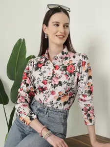 Style Quotient Women Classic Floral Opaque Printed Casual Shirt
