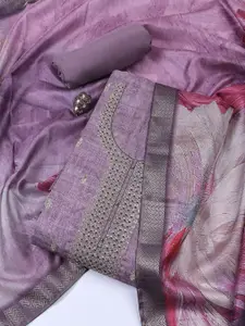 Meena Bazaar Embroidered Unstitched Dress Material