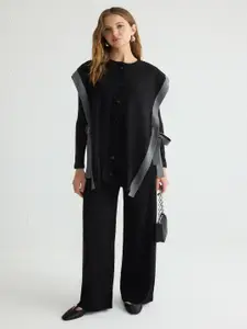 Trendyol Round Neck Top With Trousers Co-Ords