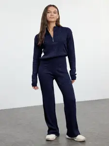 Trendyol Self-Design Top With Trousers Co-Ords