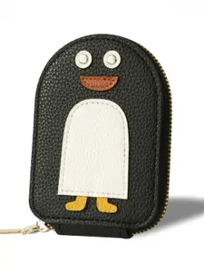 VALERIE Women Abstract Textured PU Card Holder