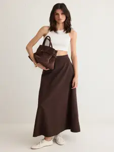 Trendyol Pure Cotton Flared Maxi Skirt