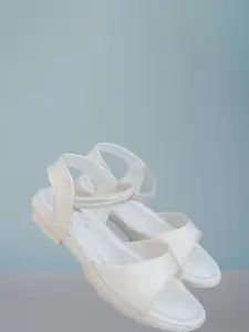 BAESD Girls Open Toe Flats