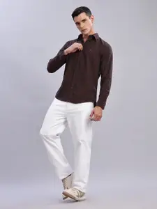 Tommy Hilfiger Men Classic Pinstripes Opaque Striped Casual Shirt