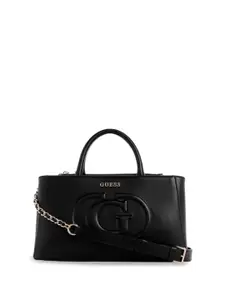 GUESS PU Structured Satchel