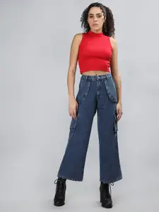 The Roadster Lifestyle Co Pure Cotton Straight Fit Jeans