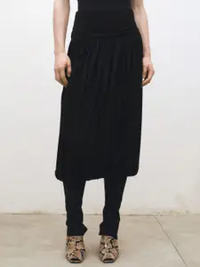 MANGO SELECTION Gathered-Detail Balloon Midi Skirt