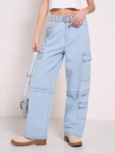 SF JEANS by Pantaloons Women High-Rise Highly Distressed Jeans