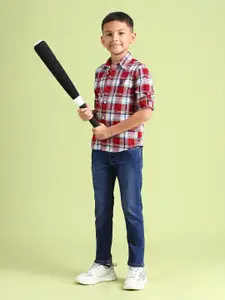 U.S. Polo Assn. Kids Boys Slim Fit Light Fade Stretchable Jeans