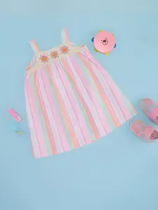 Pantaloons Baby Striped A-Line Dress