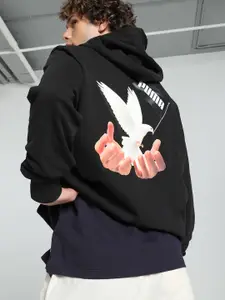 Puma x Ms Tempo Printed Pure Cotton Hooded Sweatshirt