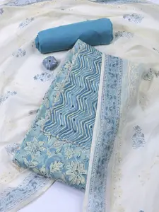 Meena Bazaar Printed Unstitched Dress Material