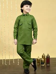 BT DEZINES Boys Regular Kurta with Salwar