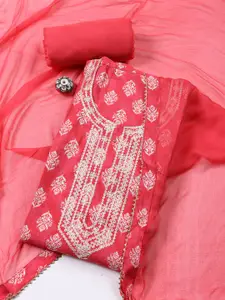 Meena Bazaar Printed Unstitched Dress Material