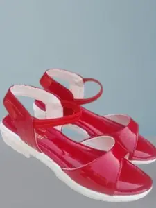 BAESD Girls Open Toe Flats